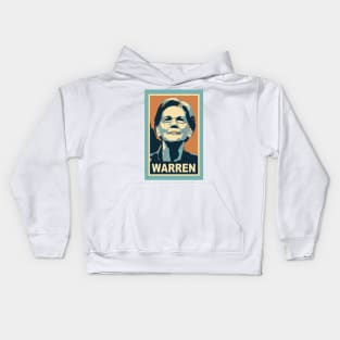 elizabeth warren poster Kids Hoodie